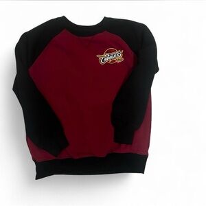 NBA Cavaliers Maroon and Black Sweatshirt